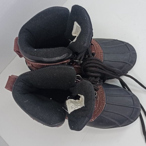 SMITH'S  Leather  Boots Boys Size 1 Thinsolate - Picture 3 of 6